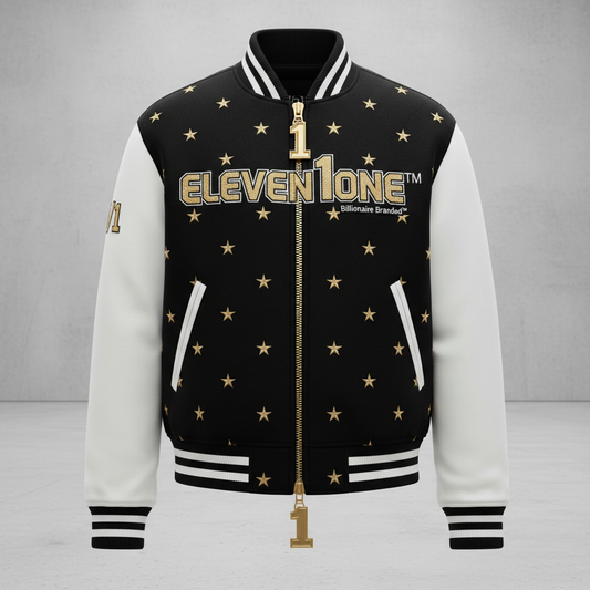 Eleven1one™ Billionaire Branded™ Premium Varsity Jacket